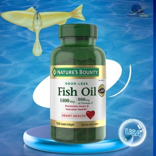 Nature's Bounty Fish Oil 130 Viên